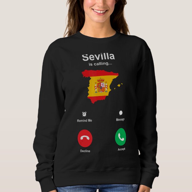 Sevilla ruft sweatshirt (Vorderseite)