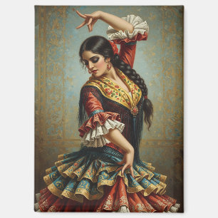 Sevilla Spain Flamenco Dancer Magnet