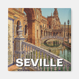 Sevilla Spain Plaza de Espana Magnet