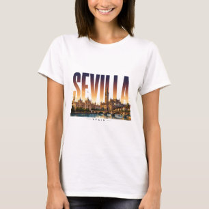 Sevilla Spanien Spanische Kultur-Erforschungsreise T-Shirt