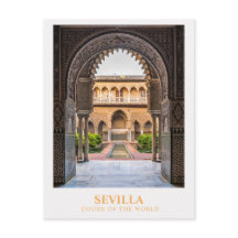 Sevilla, Türen der Welt, Reise-Postkarten