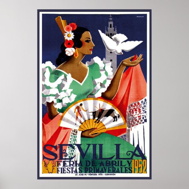 Seville Andalusia Poster (Vorne)