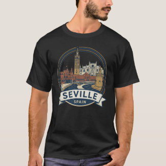 Séville, Espagne : T-Shirt Ciel de la Ville Ancien
