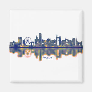Seville Skyline Magnet