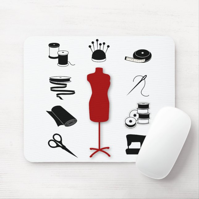 Sew Right Mousepad (Mit Mouse)