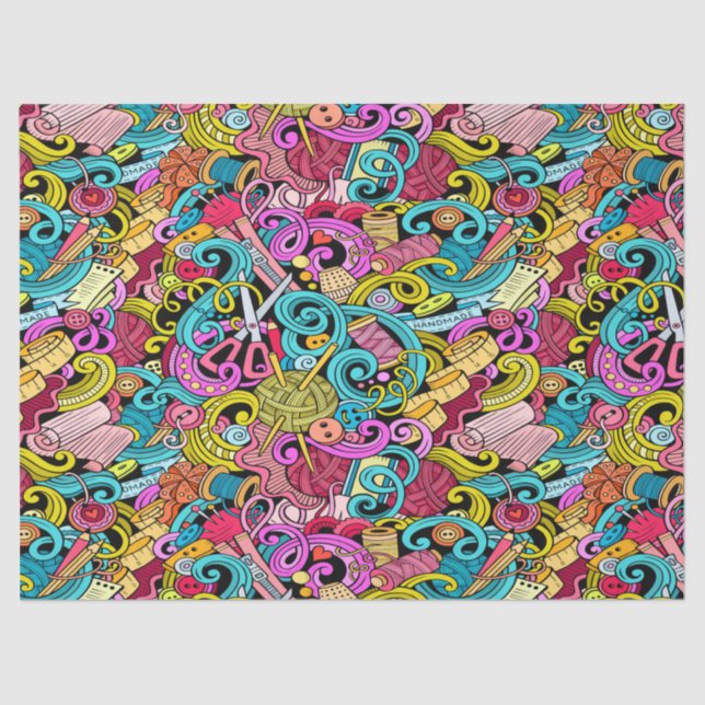 SEW Wertvoll Nähgewebe für Geschenkverpackung Seidenpapier (Vorderseite)