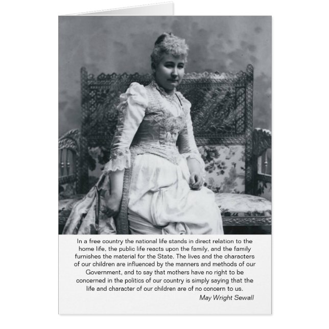 Sewall-Mères et politique de mai Wright (Devant)