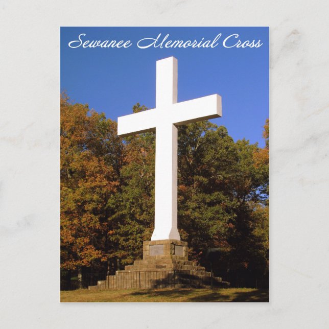 Sewanee Memorial Cross, TN Post Card Postkarte (Vorderseite)