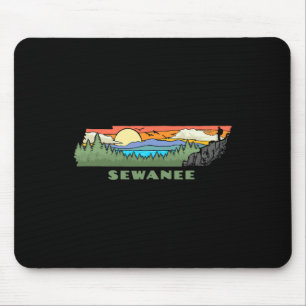 Sewanee Tennessee Natur Outdoor Wandern Retro Mousepad