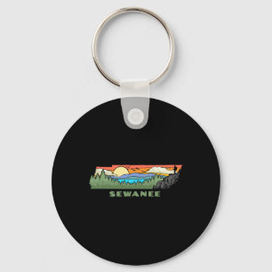 Sewanee Tennessee Natur Outdoor Wandern Retro Schlüsselanhänger