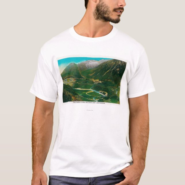 Seward, Alaska-Bereichs-berühmte T-Shirt (Vorderseite)