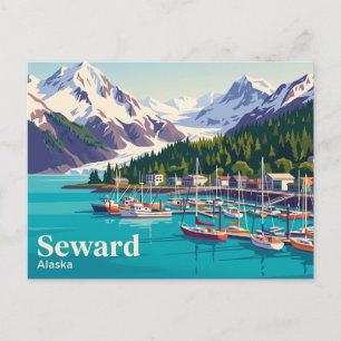 Seward, Alaska USA Postkarte