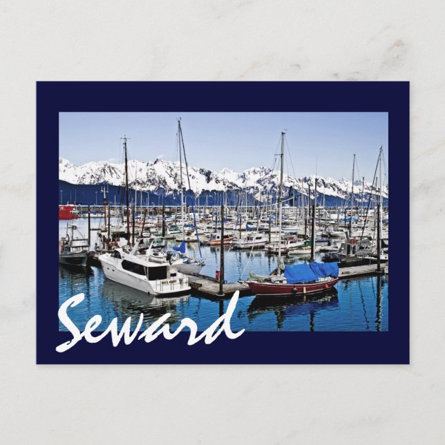 Seward, Alaska, USA Postkarte (Vorderseite)