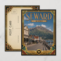 Seward Alaska Vintage Art Deco Golden Age