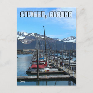 Seward Boat Harbour 1 - Postkarte