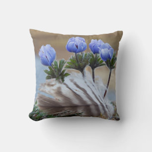 Seward Halbinsel, Alaska, Arktische Wildblumen Kissen