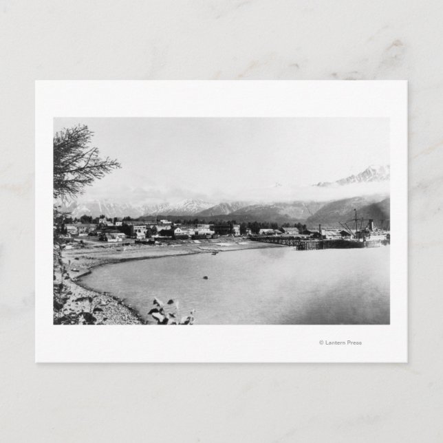 Seward View, Alaska FotografSeward, AK Postkarte (Vorderseite)