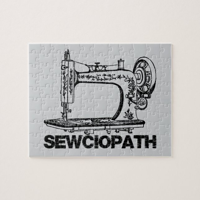 Sewciopath Antique Sewing Machine Fun (Horizontal)