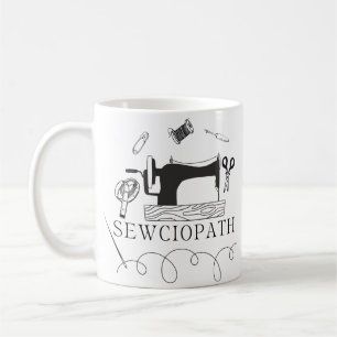 Sewciopath Lustige Geschenkidee für Nähliebhaber  Kaffeetasse