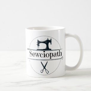 Sewciopath, lustiges Nähgeschenk Kaffeetasse