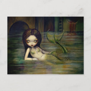 "Sewer Mermaid" Postcard Postkarte