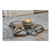 Sewer Worker Bronze Statue, Bratislava, Slowakei