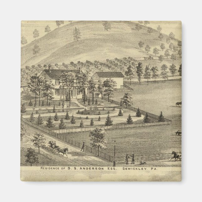 Sewickley Pennsylvania Magnet (Vorne)