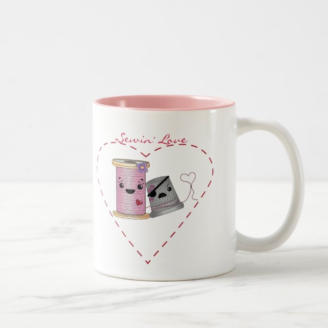 Sewin Liebe-Kaffee-Tasse Zweifarbige Tasse (Rechts)