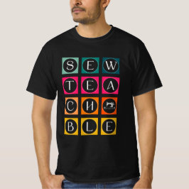 Sewteachable Colorful Squares T-Shirt