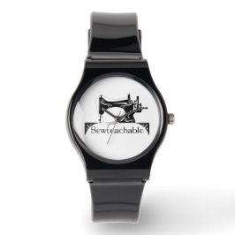 Sewteachable eWatch, Black Watch Armbanduhr