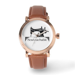 Sewteachable eWatch Uhr (Braun)