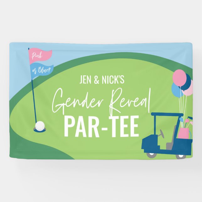 Sexe Révéler Par-Tee Grand Bannière (Horizontal)