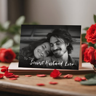Sexiest Ehemann überhaupt Foto Valentinstag Karte