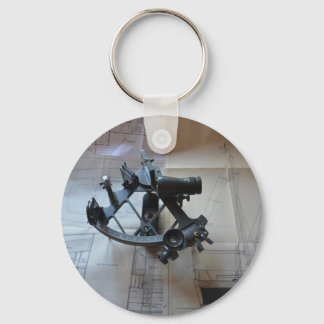 Sextant für Himmelsnavigation Schlüsselanhänger
