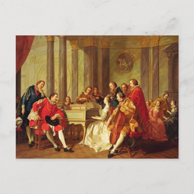 Sextet, 1768 postkarte (Vorderseite)