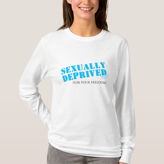 Sexuell benachteiligt für Ihre Freiheit T-Shirt (Vorderseite)