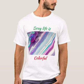 Sexuelles Leben ist farbenfroh T-Shirt