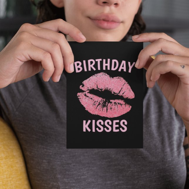 SEXY BIRTHDAY KISSES ROMANTIC GREETING CARD KARTE (Von Creator hochgeladen)