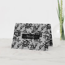 Sexy Black Rose Lace mit Individuelle Name