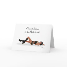 Sexy Brünett Pinup Girl Junggeselinnen-Abschied Ca