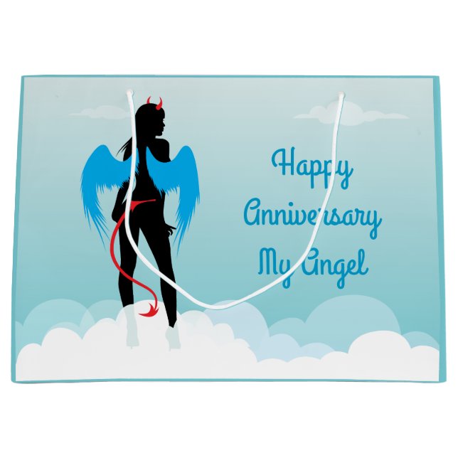 Sexy Engels-große Geschenk-Tasche Große Geschenktüte (Vorderseite)