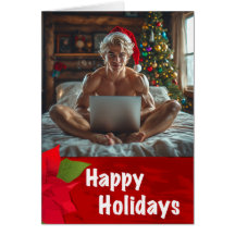 Sexy Gay Ordinateur "Gigachad" Joyeuse carte de va