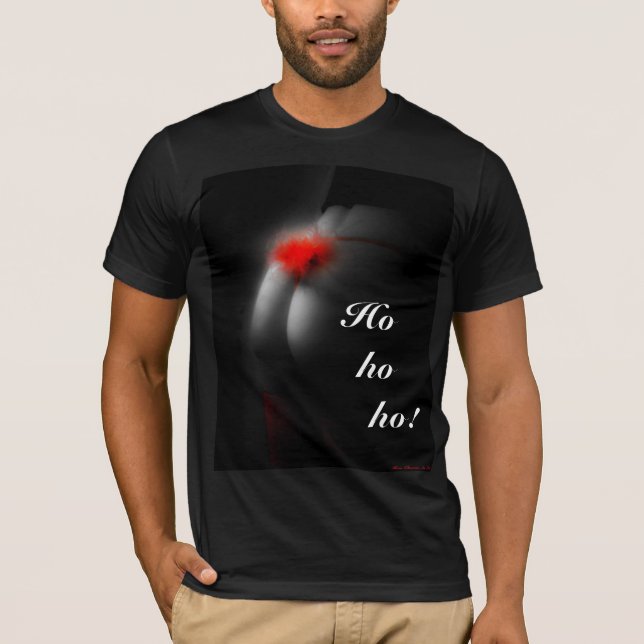 Sexy Glamour Babe Christmas Ho Joke Mens T - Shirt (Vorderseite)