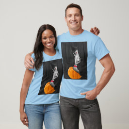 Sexy Hexe Halloween Pinup Mens Burnout T - Shirt