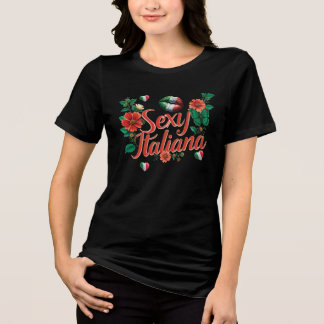 Sexy Italienerin  Tri-Blend Shirt
