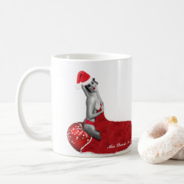 Sexy Mrs Santa Retro Pinup Girl Weihnachtsfeier Ta Kaffeetasse