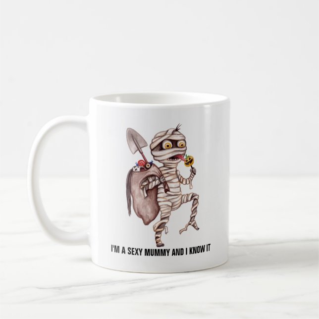 Sexy Mummy Kaffeetasse (Links)
