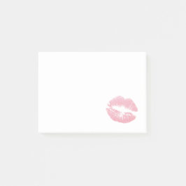 Sexy Pink Glitzer Lips Glamour Post-it Klebezettel