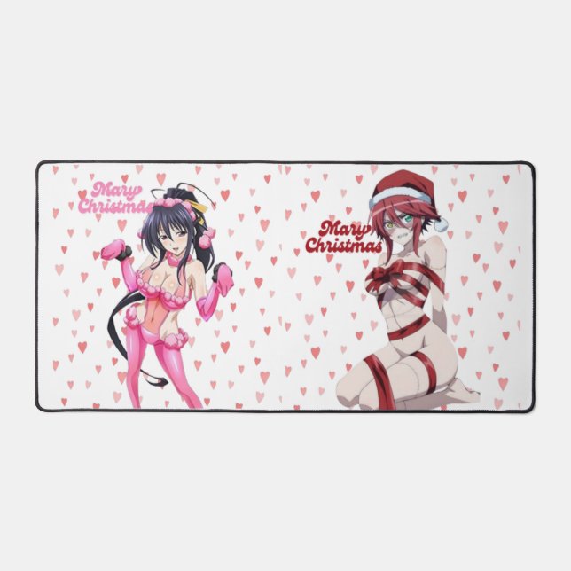 Sexy Santa Marry Cristmas Pink Heart Anime Diva (Recto)