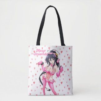Sexy Santa Marry Cristmas PinkHeart Anime Diva Tasche